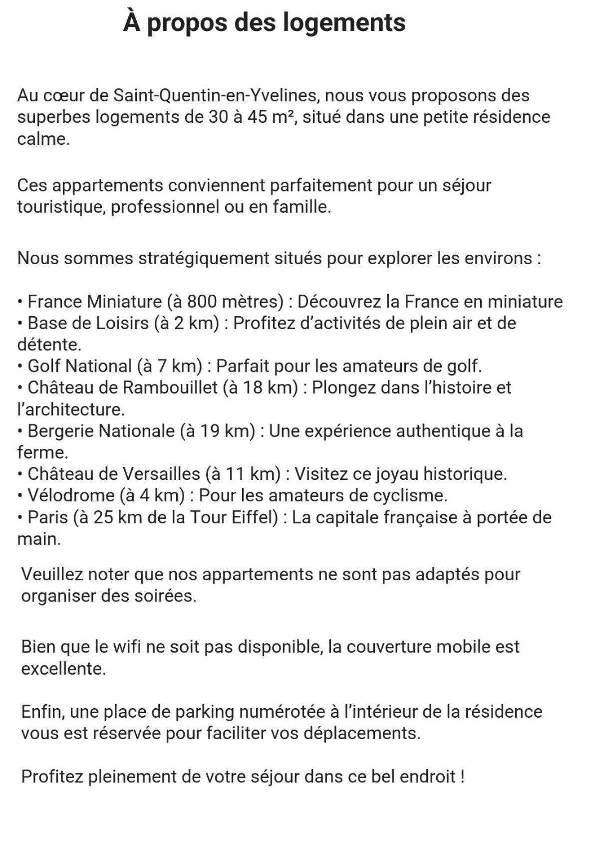 St-Quentin-En-Yvelines Plusieurs Appartements Avec Parking Трап Екстериор снимка